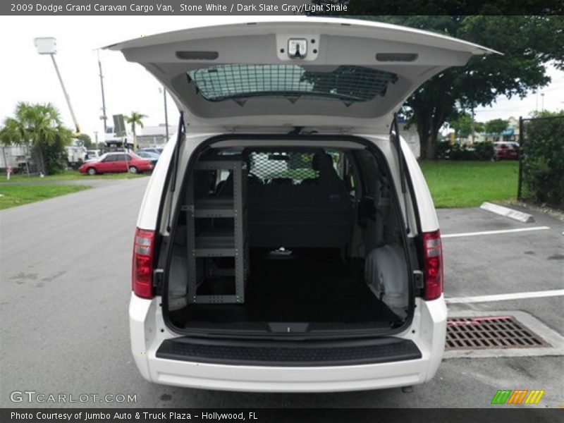 Stone White / Dark Slate Gray/Light Shale 2009 Dodge Grand Caravan Cargo Van