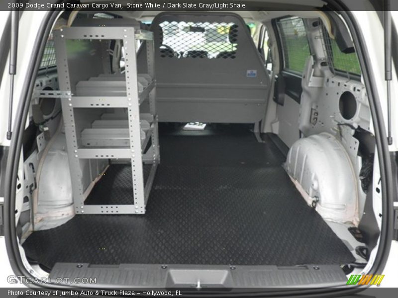 Stone White / Dark Slate Gray/Light Shale 2009 Dodge Grand Caravan Cargo Van