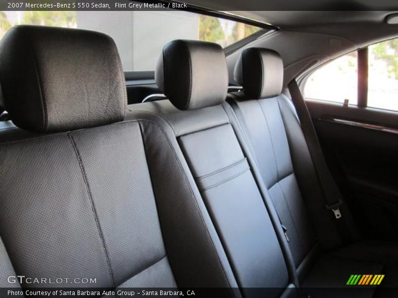 Flint Grey Metallic / Black 2007 Mercedes-Benz S 550 Sedan