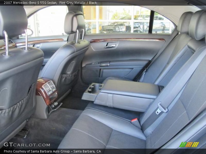 Flint Grey Metallic / Black 2007 Mercedes-Benz S 550 Sedan