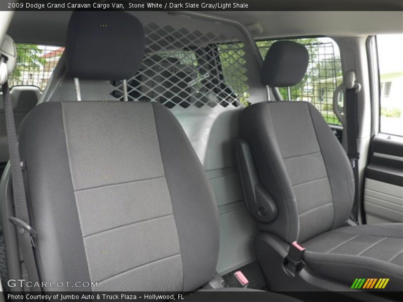 Stone White / Dark Slate Gray/Light Shale 2009 Dodge Grand Caravan Cargo Van