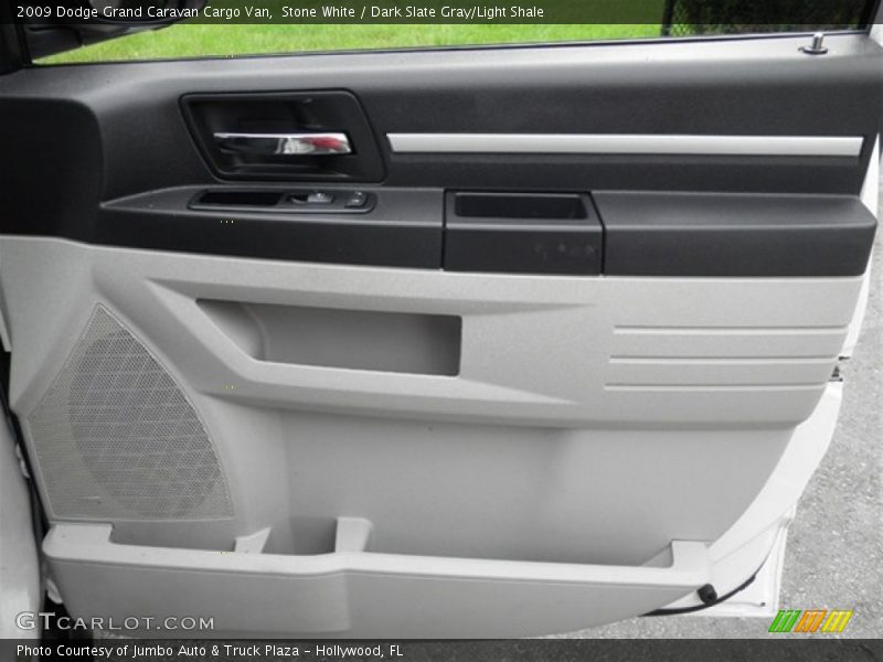 Stone White / Dark Slate Gray/Light Shale 2009 Dodge Grand Caravan Cargo Van