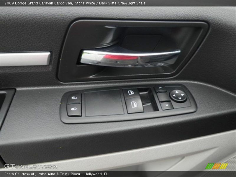 Stone White / Dark Slate Gray/Light Shale 2009 Dodge Grand Caravan Cargo Van