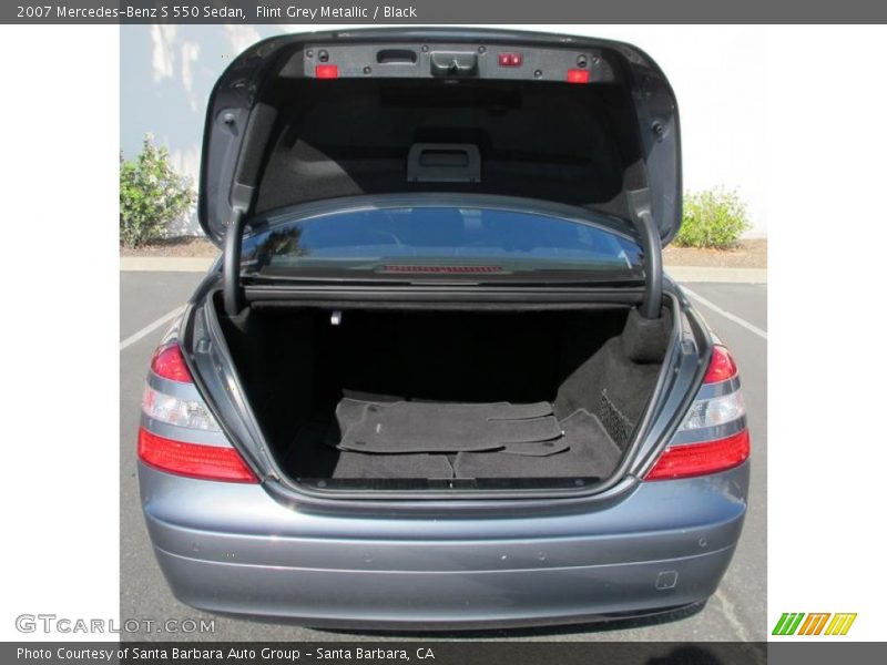 Flint Grey Metallic / Black 2007 Mercedes-Benz S 550 Sedan