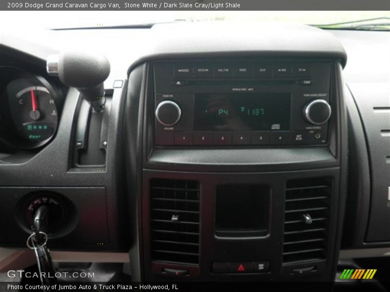 Stone White / Dark Slate Gray/Light Shale 2009 Dodge Grand Caravan Cargo Van