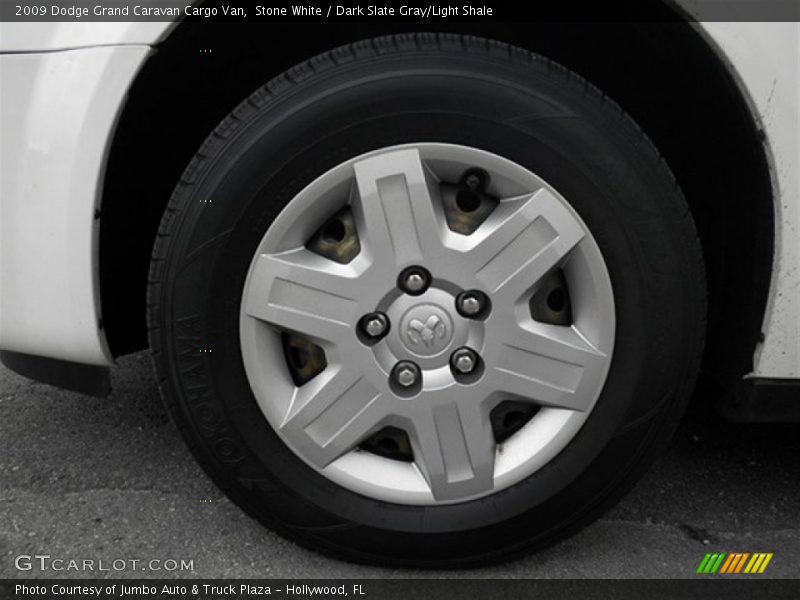 Stone White / Dark Slate Gray/Light Shale 2009 Dodge Grand Caravan Cargo Van