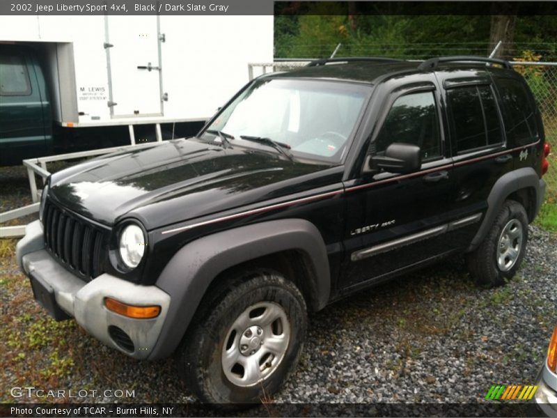 Black / Dark Slate Gray 2002 Jeep Liberty Sport 4x4