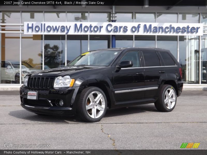 Black / Medium Slate Gray 2007 Jeep Grand Cherokee SRT8 4x4