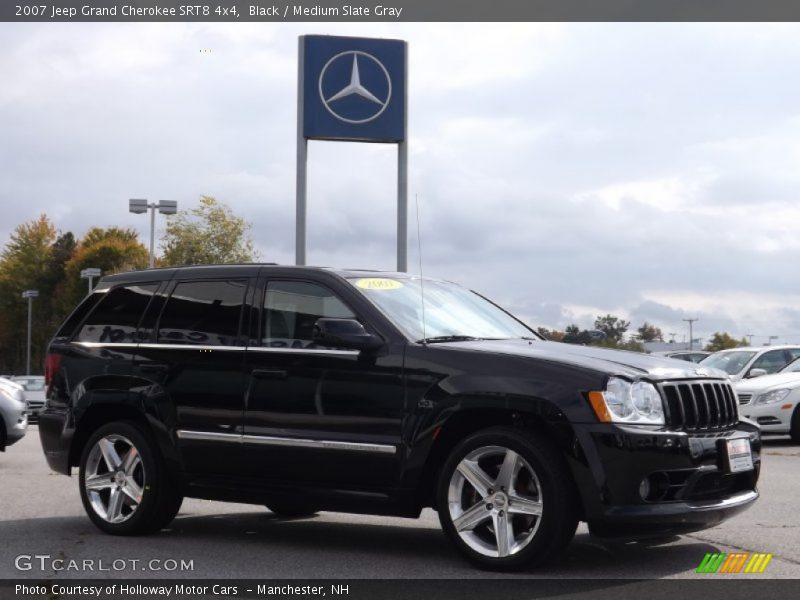 Black / Medium Slate Gray 2007 Jeep Grand Cherokee SRT8 4x4