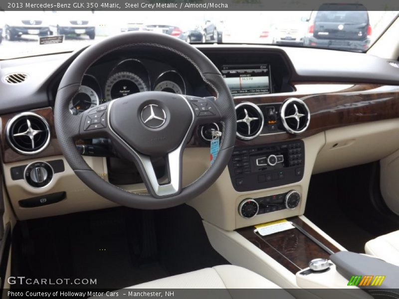 Steel Grey Metallic / Almond/Mocha 2013 Mercedes-Benz GLK 350 4Matic