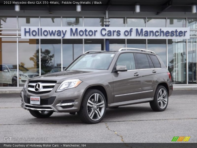 Pebble Grey Metallic / Black 2013 Mercedes-Benz GLK 350 4Matic