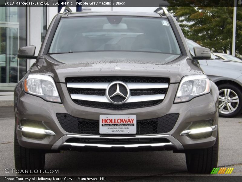 Pebble Grey Metallic / Black 2013 Mercedes-Benz GLK 350 4Matic