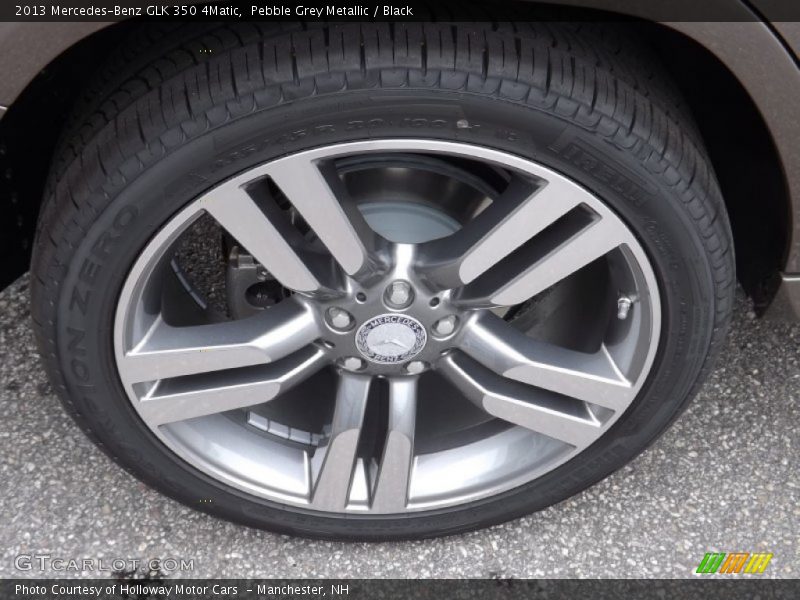 Pebble Grey Metallic / Black 2013 Mercedes-Benz GLK 350 4Matic