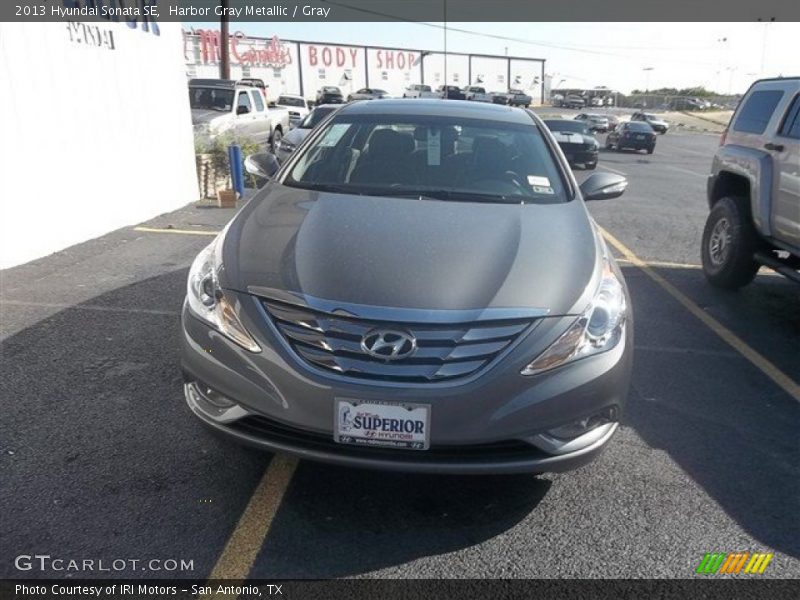 Harbor Gray Metallic / Gray 2013 Hyundai Sonata SE