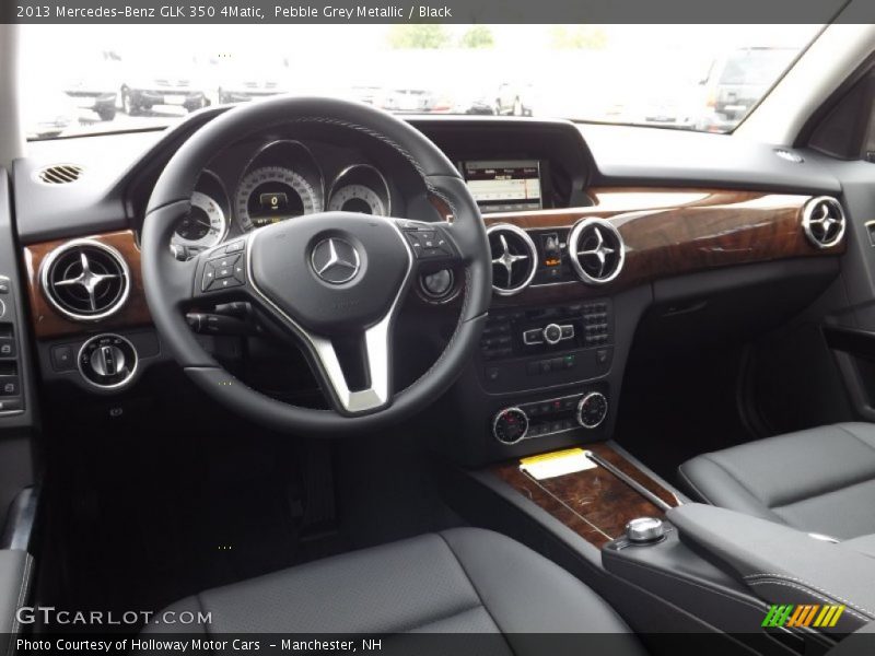 Pebble Grey Metallic / Black 2013 Mercedes-Benz GLK 350 4Matic