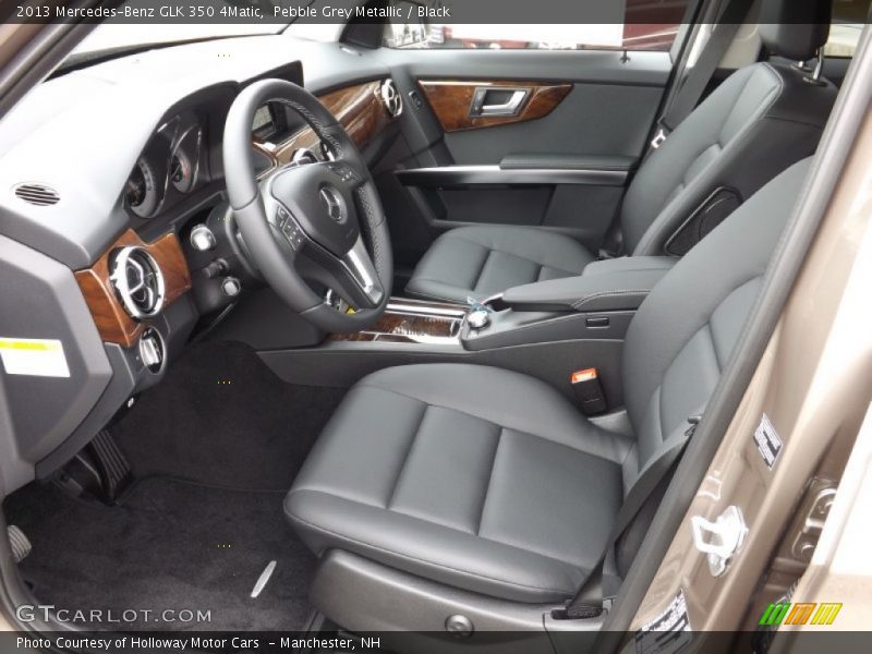 Pebble Grey Metallic / Black 2013 Mercedes-Benz GLK 350 4Matic