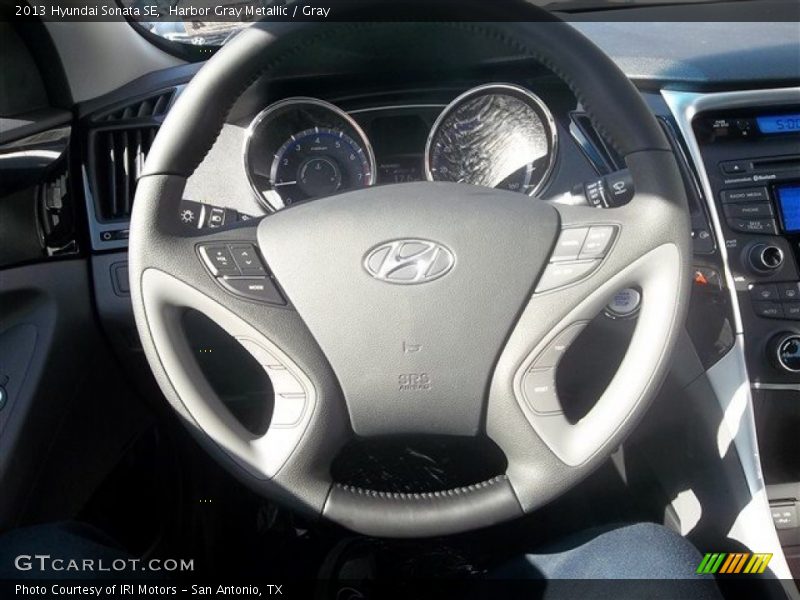 Harbor Gray Metallic / Gray 2013 Hyundai Sonata SE