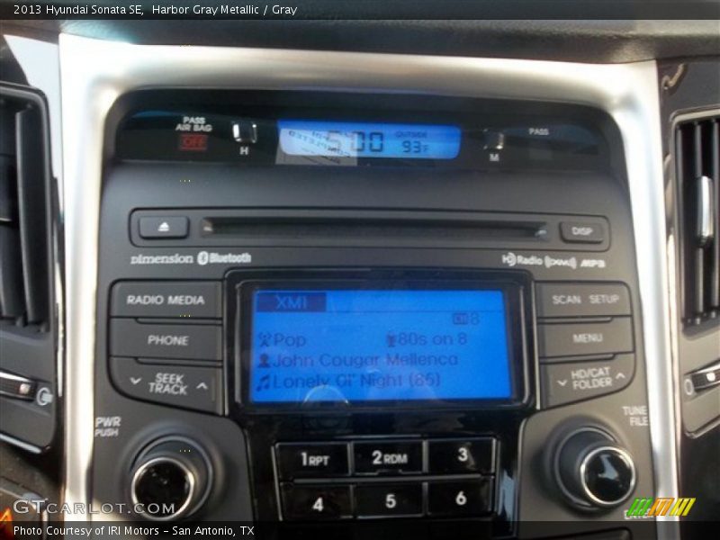 Harbor Gray Metallic / Gray 2013 Hyundai Sonata SE