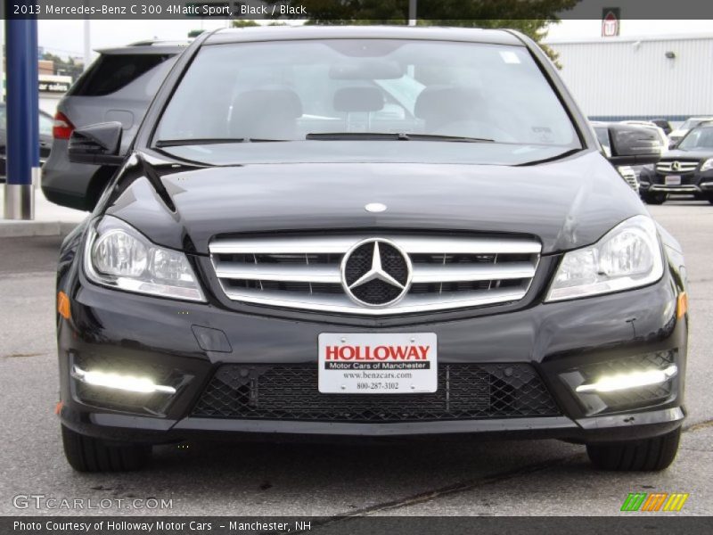 Black / Black 2013 Mercedes-Benz C 300 4Matic Sport
