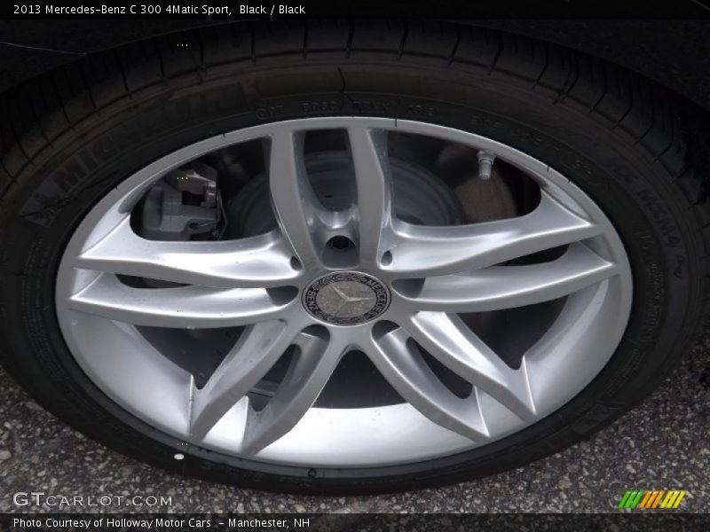 Black / Black 2013 Mercedes-Benz C 300 4Matic Sport