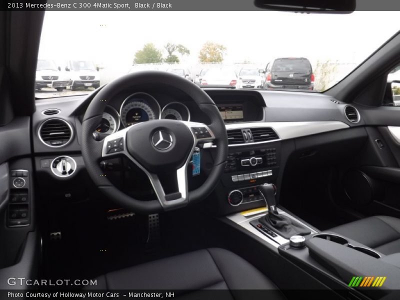 Black / Black 2013 Mercedes-Benz C 300 4Matic Sport