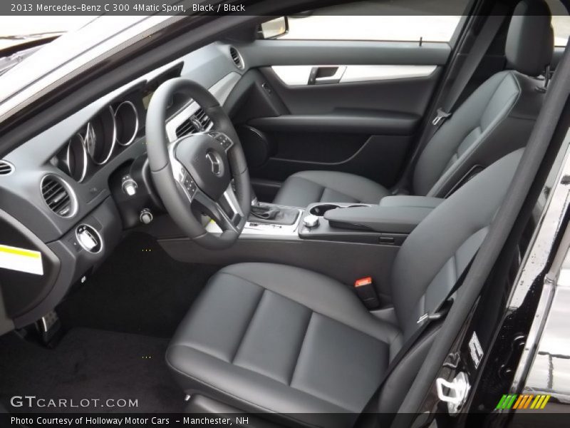 Black / Black 2013 Mercedes-Benz C 300 4Matic Sport