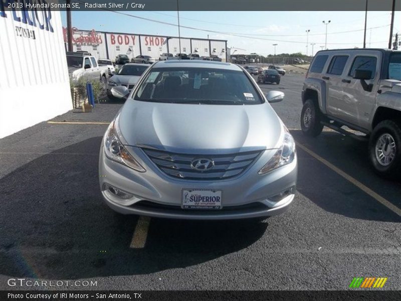 Radiant Silver / Gray 2013 Hyundai Sonata SE