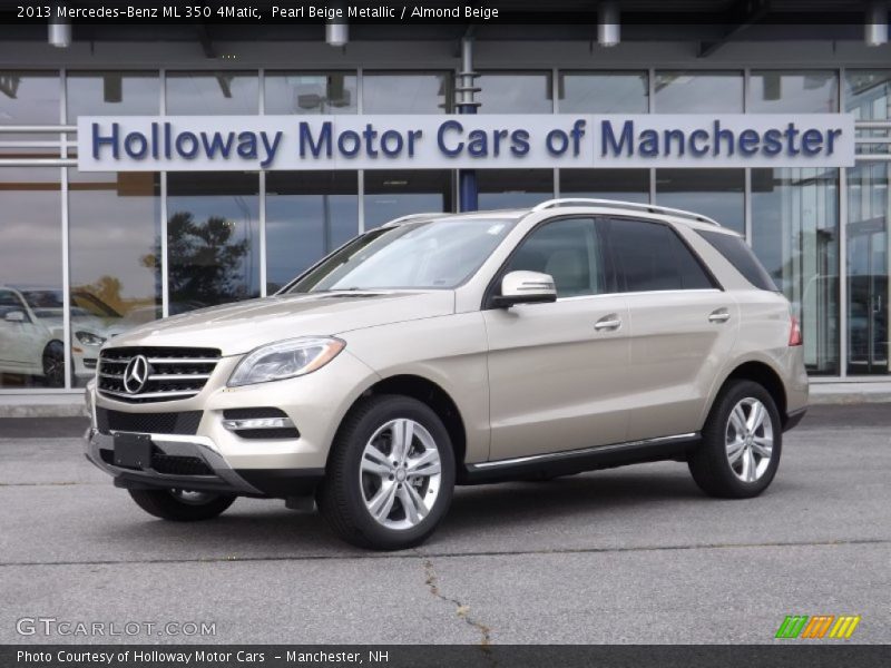 Pearl Beige Metallic / Almond Beige 2013 Mercedes-Benz ML 350 4Matic