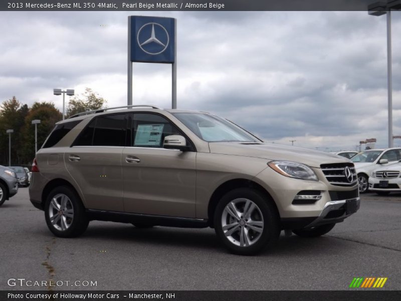 Pearl Beige Metallic / Almond Beige 2013 Mercedes-Benz ML 350 4Matic