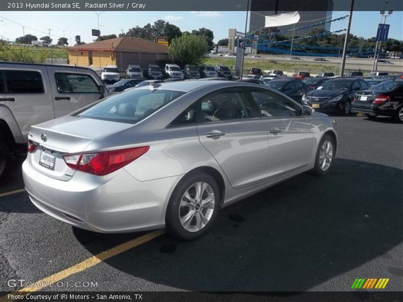 Radiant Silver / Gray 2013 Hyundai Sonata SE