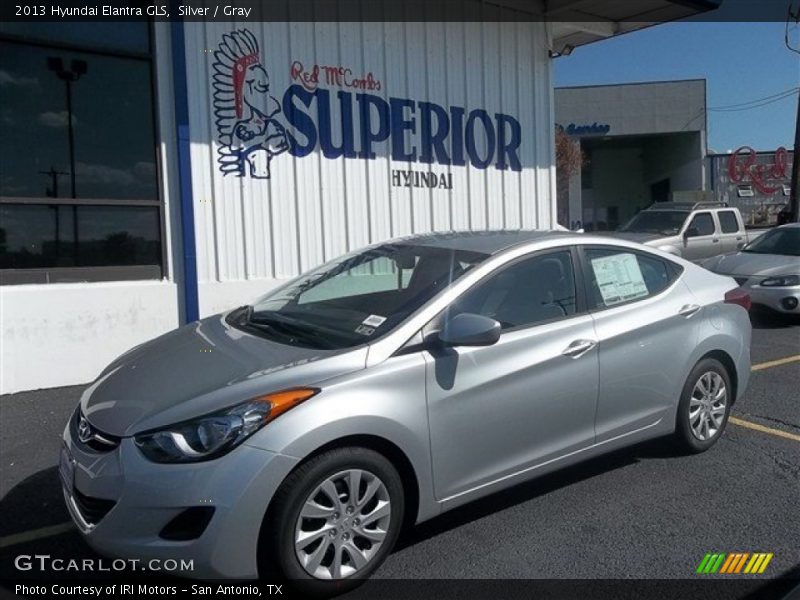 Silver / Gray 2013 Hyundai Elantra GLS