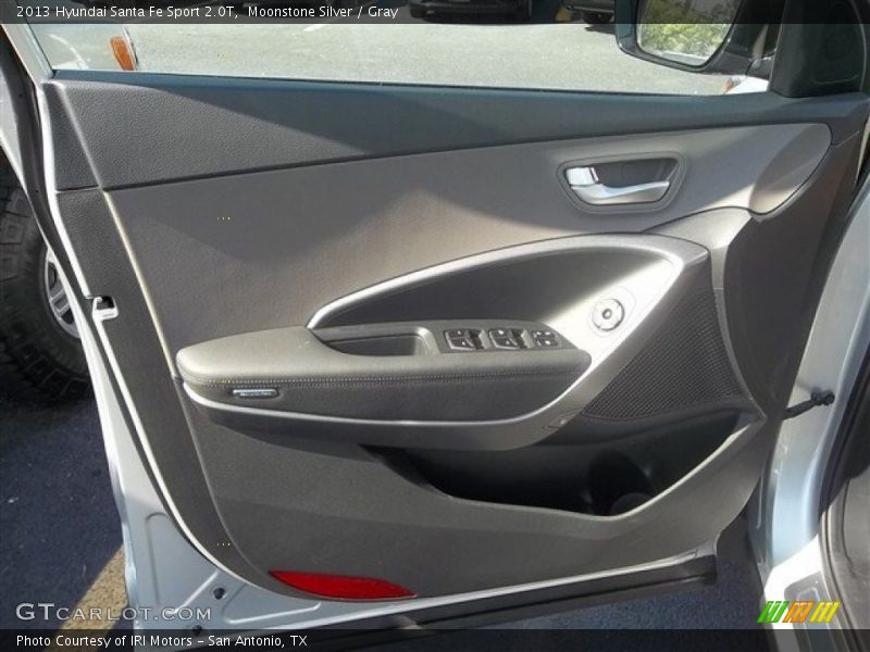 Moonstone Silver / Gray 2013 Hyundai Santa Fe Sport 2.0T