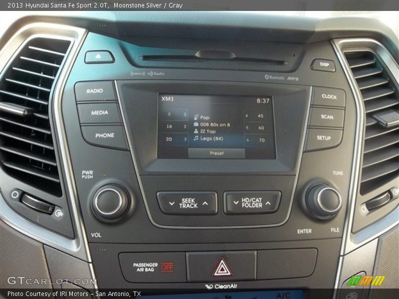 Moonstone Silver / Gray 2013 Hyundai Santa Fe Sport 2.0T