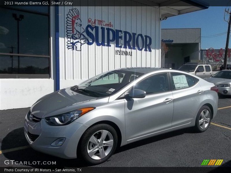 Silver / Gray 2013 Hyundai Elantra GLS