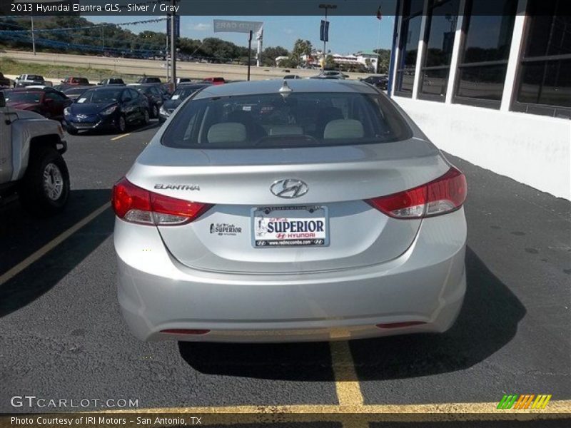 Silver / Gray 2013 Hyundai Elantra GLS