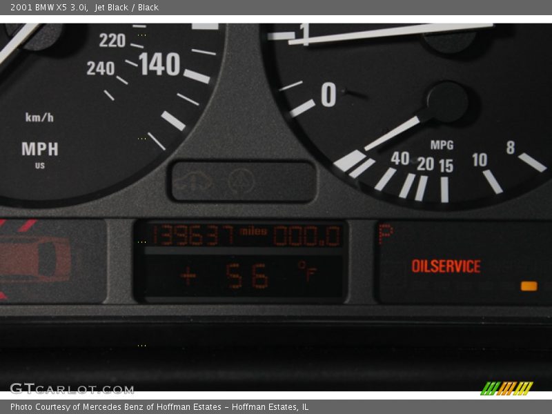 Jet Black / Black 2001 BMW X5 3.0i