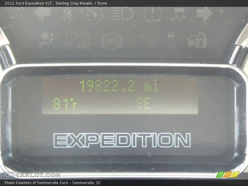 Sterling Gray Metallic / Stone 2012 Ford Expedition XLT