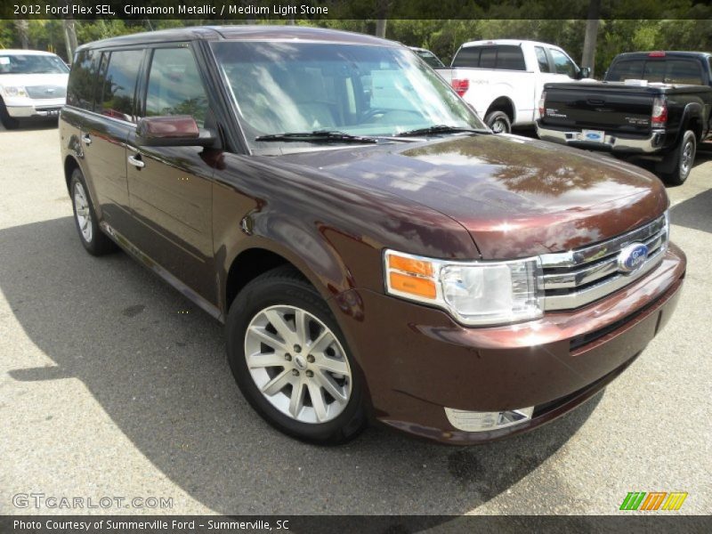 Cinnamon Metallic / Medium Light Stone 2012 Ford Flex SEL