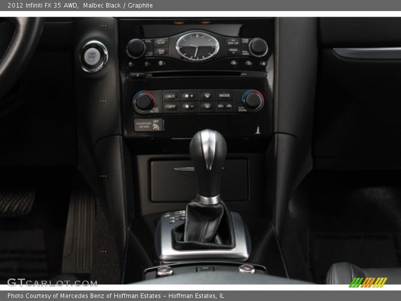 Malbec Black / Graphite 2012 Infiniti FX 35 AWD