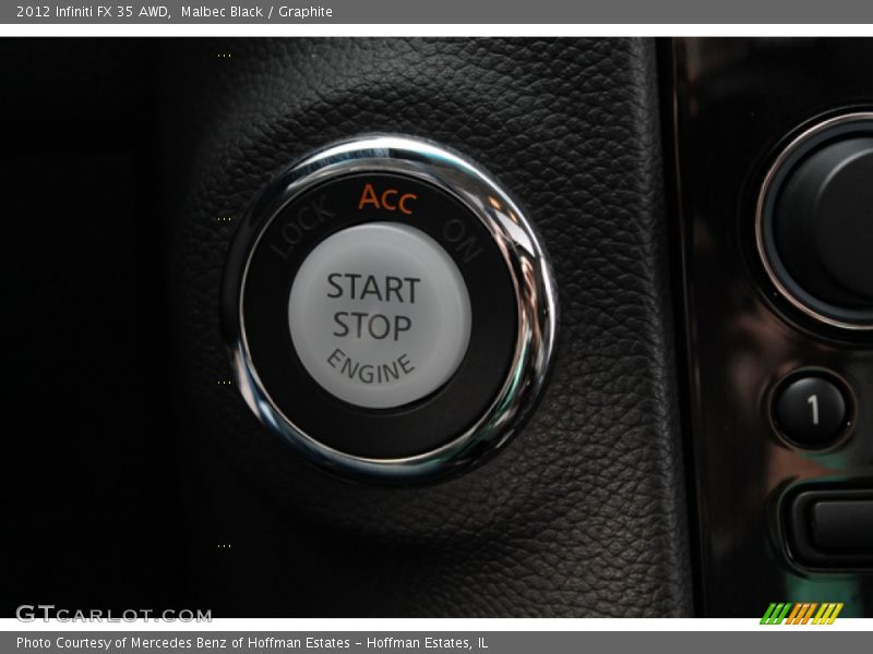 Malbec Black / Graphite 2012 Infiniti FX 35 AWD