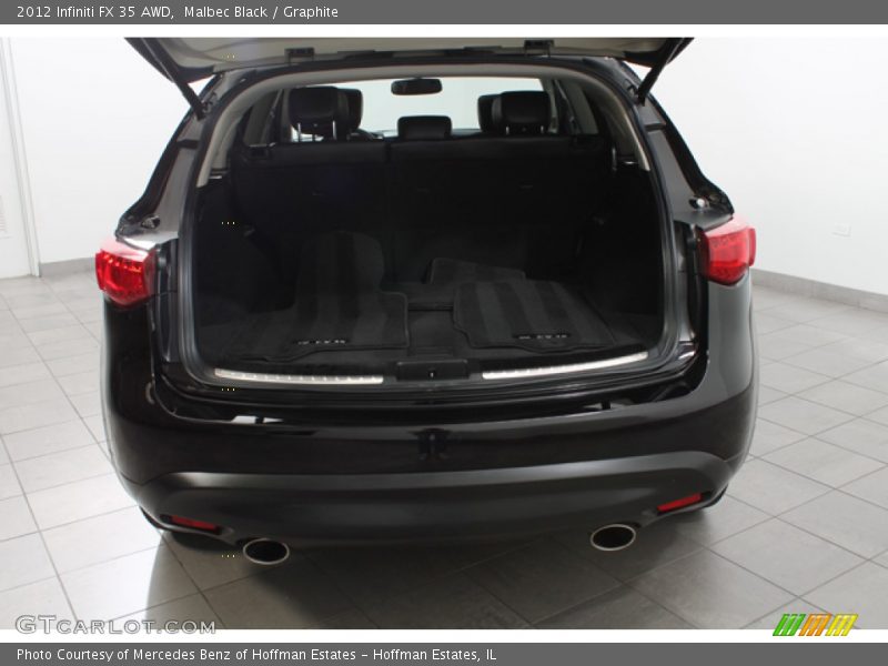 Malbec Black / Graphite 2012 Infiniti FX 35 AWD