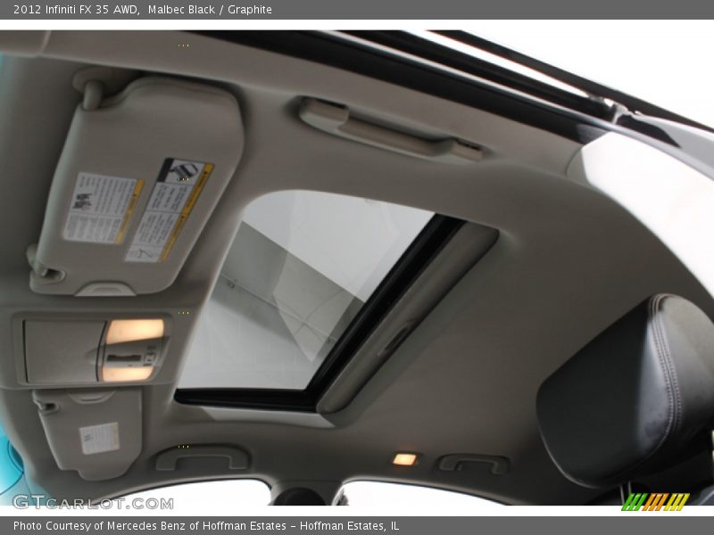 Malbec Black / Graphite 2012 Infiniti FX 35 AWD
