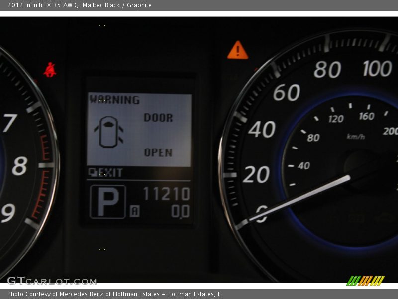 Malbec Black / Graphite 2012 Infiniti FX 35 AWD