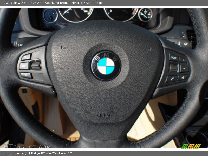 Sparkling Bronze Metallic / Sand Beige 2013 BMW X3 xDrive 28i