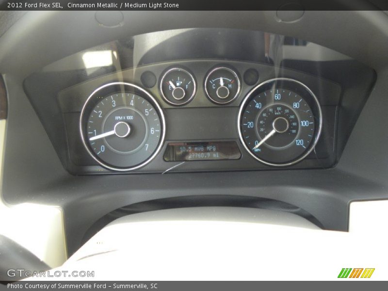 Cinnamon Metallic / Medium Light Stone 2012 Ford Flex SEL