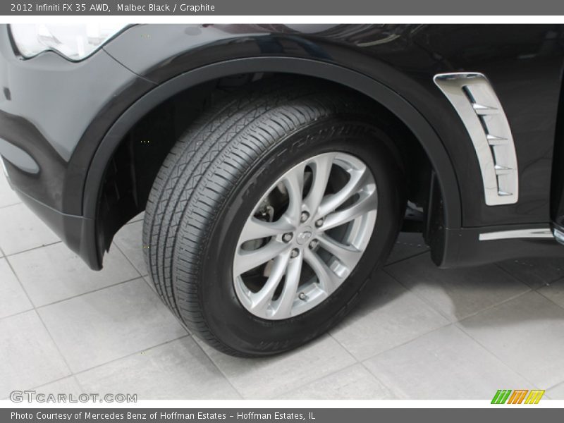 Malbec Black / Graphite 2012 Infiniti FX 35 AWD
