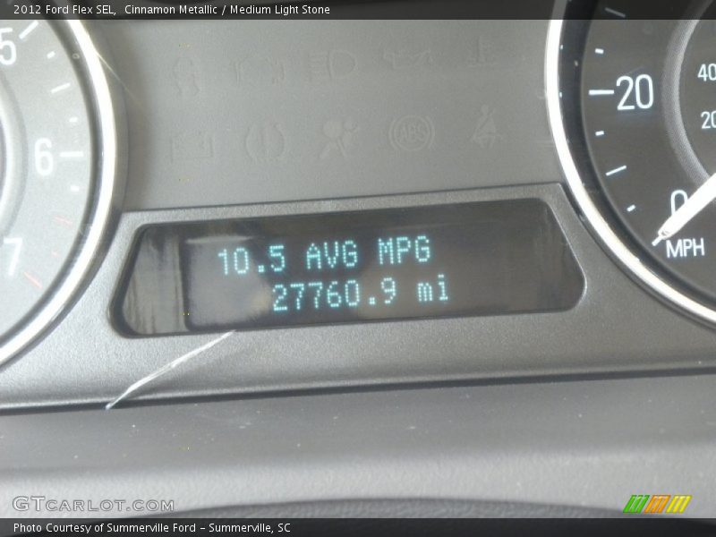 Cinnamon Metallic / Medium Light Stone 2012 Ford Flex SEL