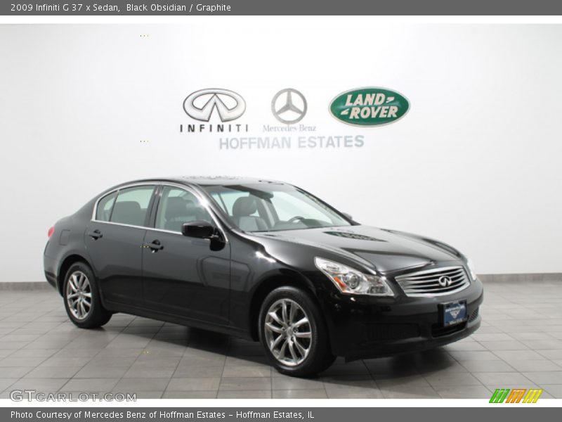 Black Obsidian / Graphite 2009 Infiniti G 37 x Sedan