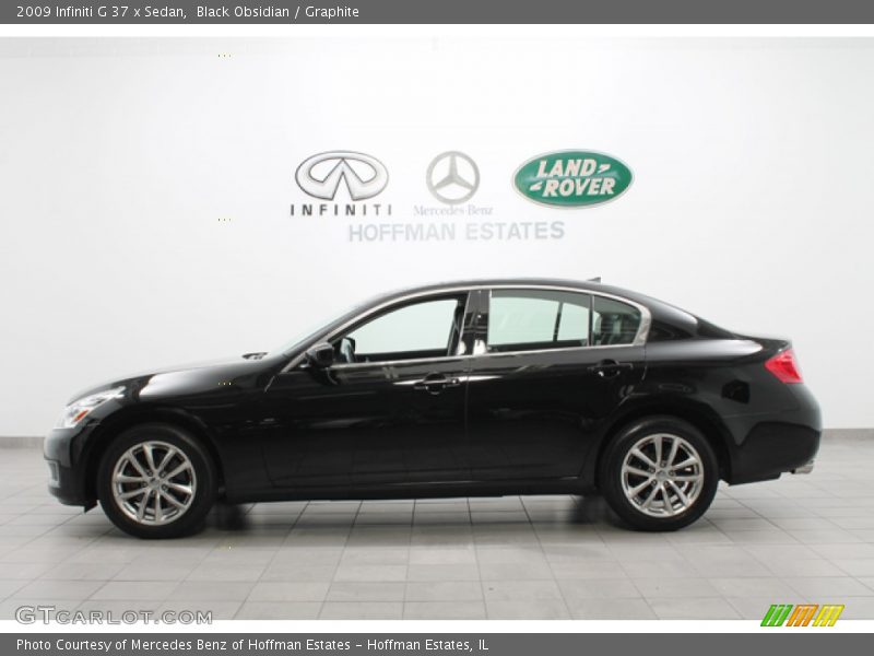 Black Obsidian / Graphite 2009 Infiniti G 37 x Sedan