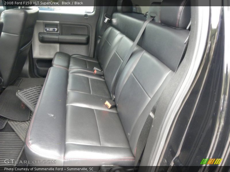 Black / Black 2008 Ford F150 XLT SuperCrew